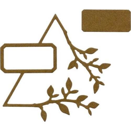 Leaf Rectangle Frame DIY Metal Cutting Dies Card Album Photo Making Stencil Decoration Embossing Handicraft New Arrival 2019