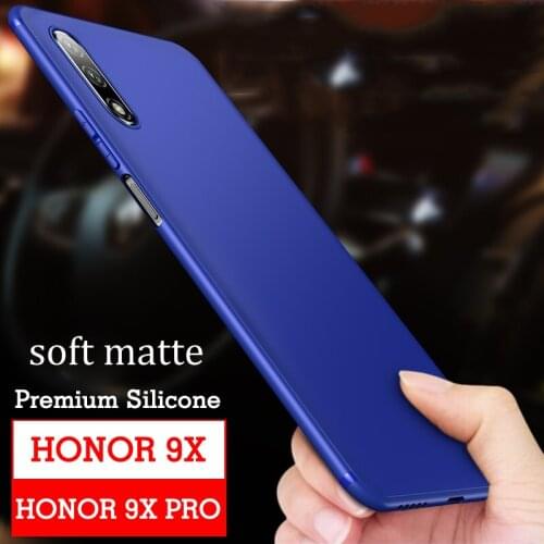 Matte case for Huawei Honor 9X cover soft honor 9X Pro TPU ultra thin silicone back black slim protect huawei honor 9x case