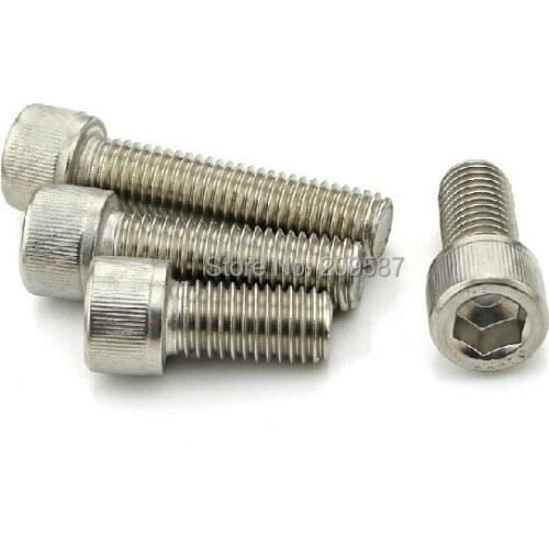 Lot20 Metric Thread M8* 25mm Stainless Steel Hex Socket Bolt Head Cap Screw