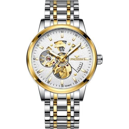 Wristwatch Student Fashion Relogio Masculino Erkek Kol Saati Fngeen Watch Mens Analog Watch Automatic Watches for Men Hollow