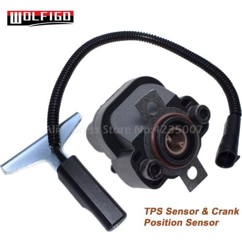 WOLFIGO New For 94-1996 Jeep Grand Cherokee 5.2L TPS Sensor & CPS Crank Position Sensor 56027272,4626051,5234904,4761871AB/AC