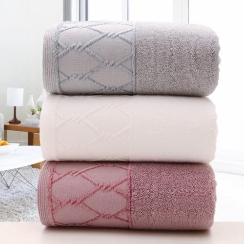 Hotel Bath Towel Pure Cotton White Adult Household Female Couple Soft Water Absorbent Embroidery Custom logo Factory Direct