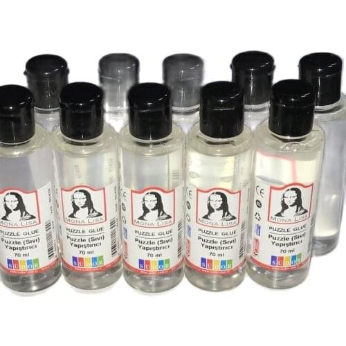 Jigsaw Puzzle Glue Set 70 Ml x 10 Pack You Can Stick Up To About 2000 Pieces With Each Tube Bottle