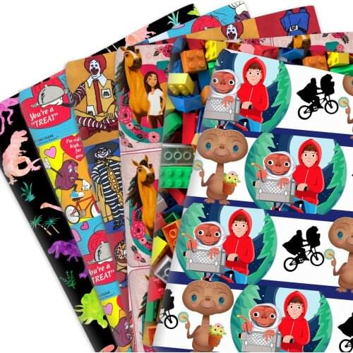 20*33cm Cartoon Movie idol Polyester Cotton Fabric Patchwork For Quilt Tissue Kids Home Textile Sewing Doll Dress Curtain