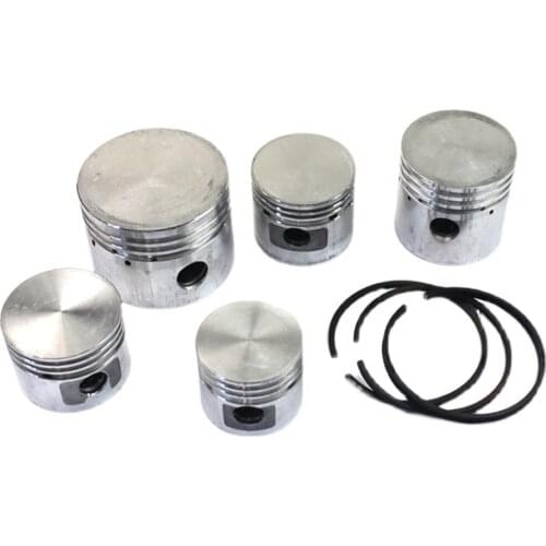48mm Diameter Silver Tone Air Compressor Fittings Cylinder Piston