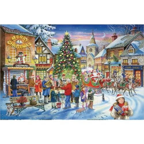 Christmas Theme Jigsaw Puzzles 1000 Piece Puzzle Large Jigsaw Puzzle For Adult Children Puzzle Game Christmas Gifts Educational