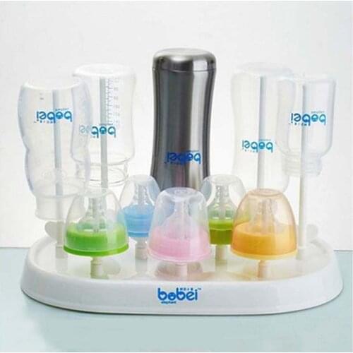 BPA Free Baby Detachable Feeding Bottle Drying Rack Nipple Shelf Pacifier Feeding Cup Holder Hanging Bottle Drying Rack