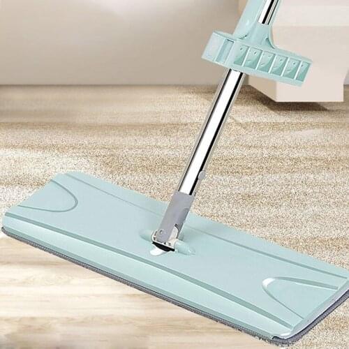 YOREDE Self Cleaning Magic Mops Bathroom Accessories Sets Free Hand Wring Mop For Home And Kitchen Practical Home Cleaning Tools