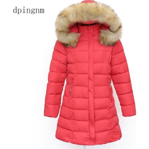 Students Cotton-padded Jacket Winter Parkas 2018 New Women Hooded Coat Plus size Thick Warm Top Slim Girl Long Parkas OKXGNZ1001