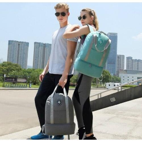 Fitness Bag Wet And Dry Separation Storage Bag Outdoor Sports Fitness Travel Storage Swimming Backpack
