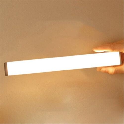 LED Motion Sensor Light USB Rechargeable Wireless Under Cabinet Closet Stairs Body Induction Lamp Lighting
