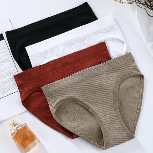 Women Panties Low Waist Briefs Tummy Control Panty Shaper Underwear Seamless Female Underpants M-XL Intimates Sexy Lingerie New