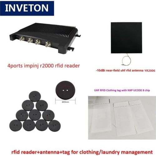 UHF RFID PPS washable tag heat resistant button laundry tag Alien H3 chip work with near-field antenna for Laundry Management