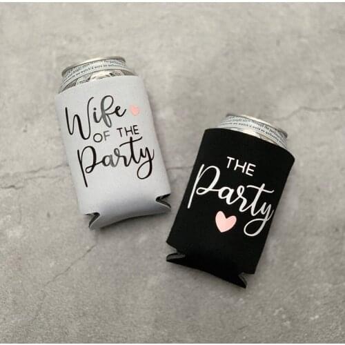 Wife of the Party can cooler beach Bachelorette Party Bridal Shower bride to be Wedding Engagement decoration Bridesmaid Gift