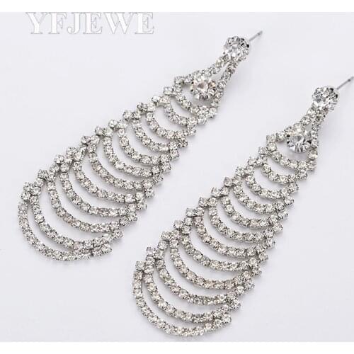 YFJEWE Sterling Women Long Drop Earrings Jewelry Trendy Style Party Fashion Earrings New Desgin Jewelry E310