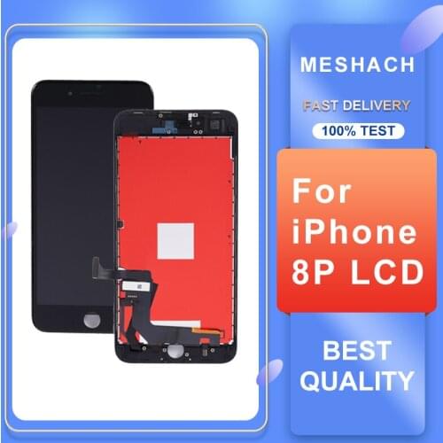 LCD Digitizer Assembly Touch Screen Parts Display 100% Tested Refurbished For iPhone 8 Plus No Dead Pixels Perfect Replacement