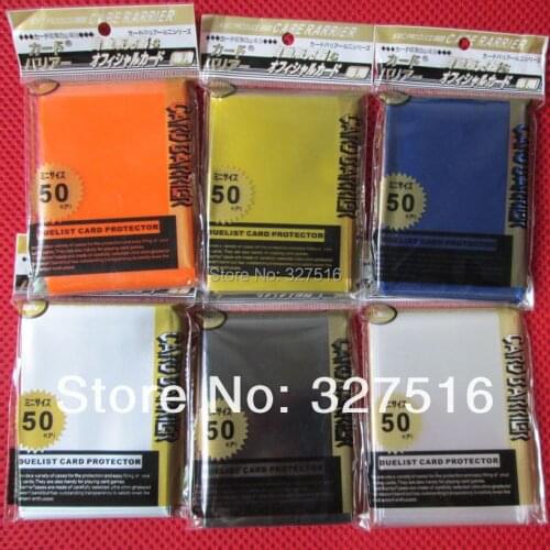Wholesale Cheap 10 packs (50 pcs/packs) Anime Yugioh Board Games Card Sleeves Card Barrier Card Protector Free Ship