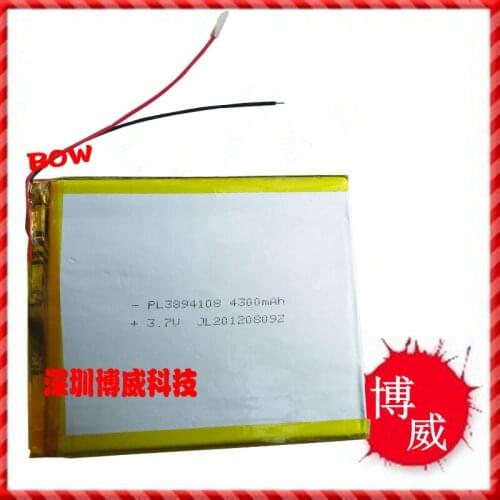 3.7V Changhong 9 inch H91 flat cell battery rechargeable battery with 3894108 general purpose polymer batteries Rechargeable Li