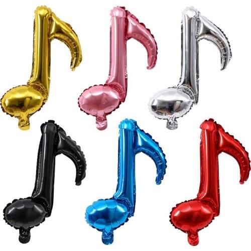 50pcs Party decoration eighth note shape balloon wedding concert birthday bar decoration arrangement musical note balloon