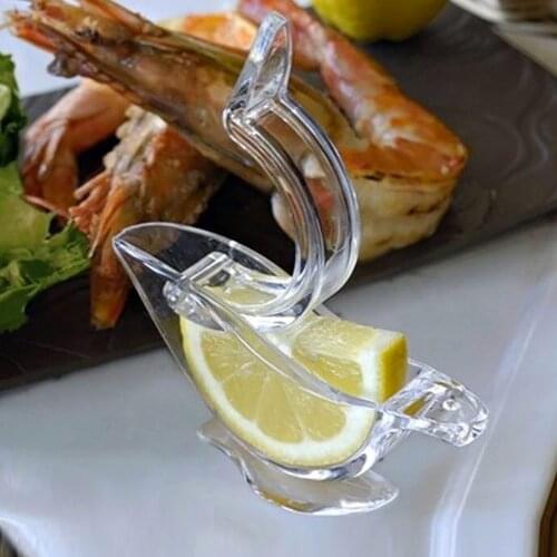 Acrylic Lemon Clip Manual Transparent Fruit Juicer Home Kitchen Bar Gadget Manual Citrus Juicer Hand Orange Squeezer Machine
