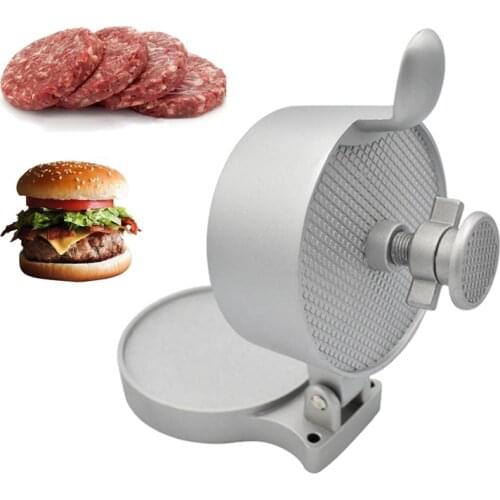 Aluminum Alloy Kitchen Hamburger Meat Press Tool Burger patty maker beef patty Makers Mold Hamburger Press Burger Maker tools