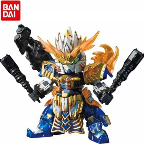 Bandai Assembled Gundam Anime Model Three Kingdoms Chuang Jie Chuan SD BB Fighter Q Edition Taishi Ci Duel Robot Decoration Toy