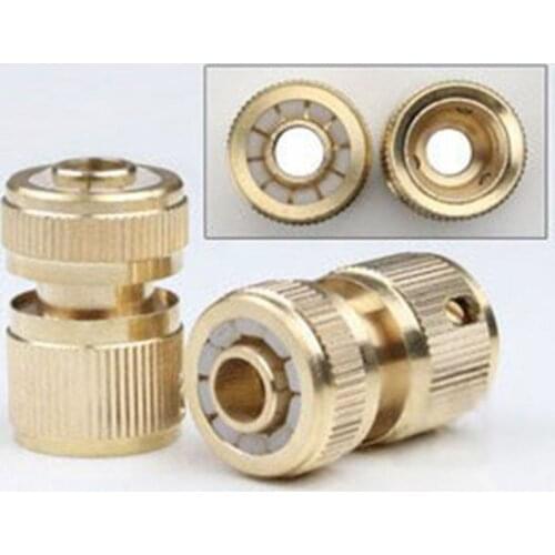 Quick Brass Tap Connector Plants Watering 1/2" Hose Adapter Garden Irrigation Pipe Connection 12mm*16mm