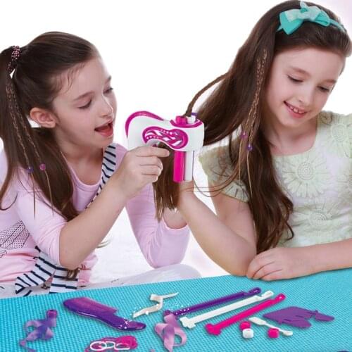 Electric Automatic DIY Hair Knitting Machine Braid Hairstyle Tools Twist Knitting Hair Braid Weave Toy Christmas Girl Gift