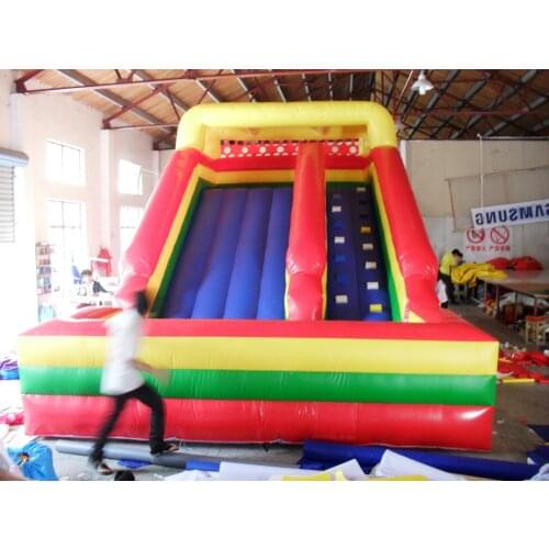Top sale slides inflatable playground china giant inflatable games outdoor inflatable land slide for kids and adult
