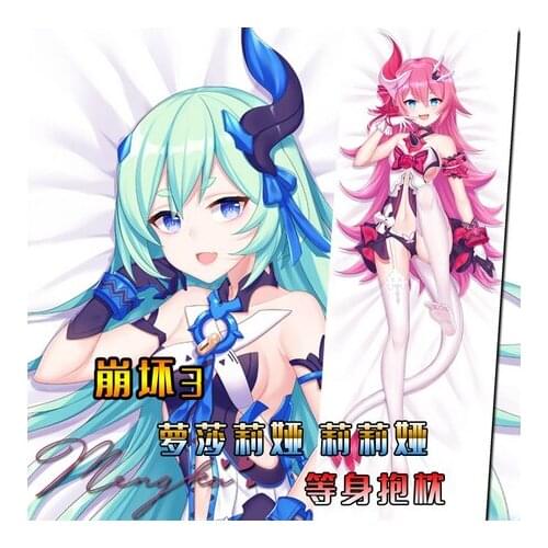 Honkai Impact 3 Liliya·Olenyeva Rozaliya·Olenyeva Game Dakimakura Hugging Body Pillow Case Otaku Pillow Long Cushion Cover Gifts
