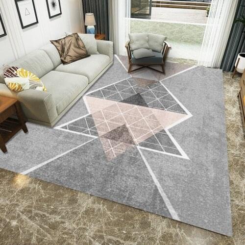 Geometry Pattern Area Rugs Modern Home Rectangle Carpet Non-slip Mat Washable Living Room Hallway Decoration Big Mat