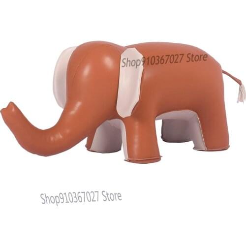 Creative Little Elephant Stool Cartoon Sofa Animal Shape Low Stool Living Room Shoe Changing Stool Cute Net Red Ottoman