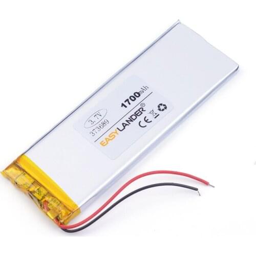 Lithium ion rechargable battery 373689 1700mAh for China Note5 Clone n9200 MTK Android Smart Phone