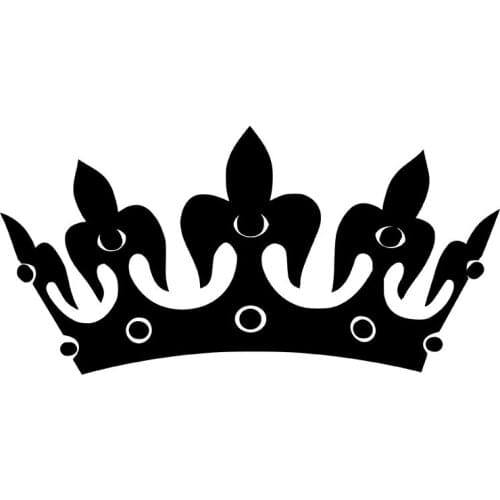 MIGNATIS - Detailed Created Kings Crown Stciker Adhesive Sticker Mural Art Decal For Car Window Loptop Decoration Vinyl Sticker