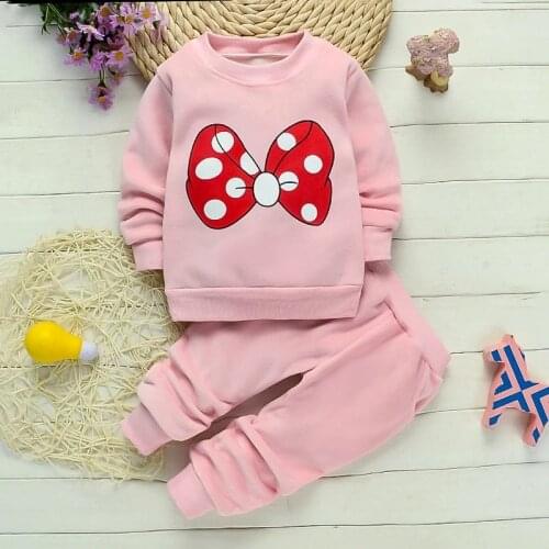 Fashion Baby Girl Clothes Autumn Winter Warm Baby Girl Clothes Kids Sport Suit Outfits Newborn Baby Clothes Infant Clothing Sets