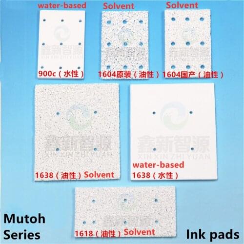 MUTOH Eco solvent Printer DX5 head capping waste ink sponge pad for Mutoh VJ1604 VJ1204 RJ900 900C 1618 1638 printer foam pad