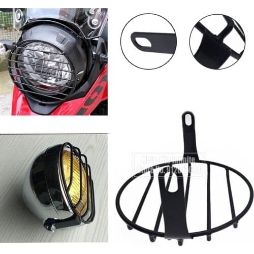 Motorcycle Refitting Headlamp Net Grid Lamp Cover Headlamp Strip Net Motor Parts Strips Lampshade For Harley Bobber Honda Yamaha