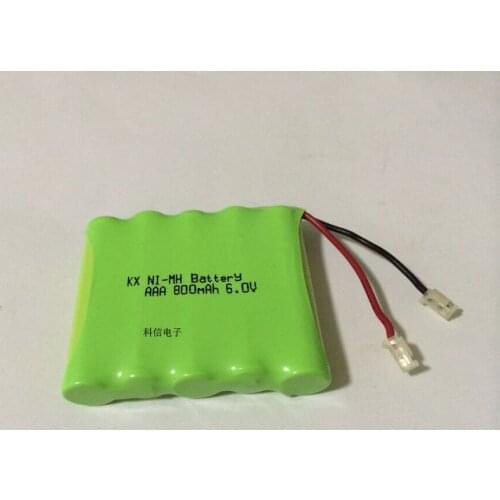 MasterFire Original 6V AAA 800mAh Ni-Mh Battery Rechargeable NiMh Batteries Pack With Plugs