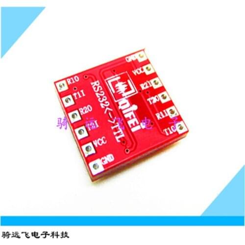 MCU mini mini RS232 MAX3232 level to TTL level serial port conversion board send row needle