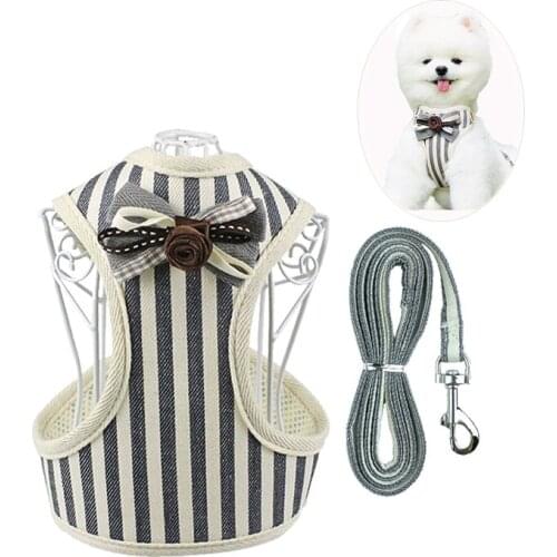 Pet Supplies Vest Personalized Fashion Chest Strap Small And Medium-Sized Dog Cat Harness Breathable Safety Dog Harness XS-XL