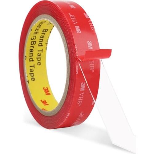 3M 4910 high temperature resistant transparent acrylic tape, 1.0MM thick, used for car/office/home decoration