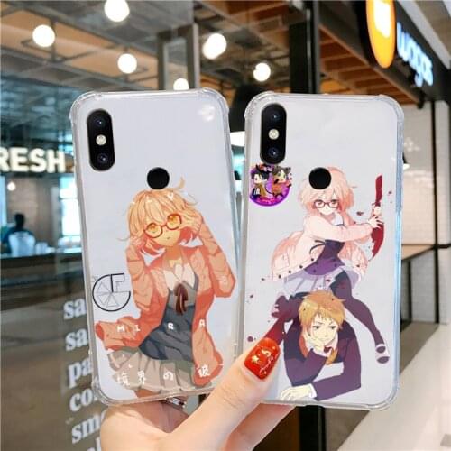 Kyoukai no Kanata couple Phone Case Transparent For Xiaomi CC 9 11 MAX3 Mix3 MIX2 6X 8 5x 10S 11 10 X SE lite Pro Soft Coque
