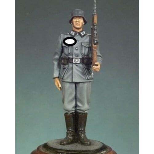 1:35 Ratio Die-cast Resin Unpainted A German Soldier In World War II 35180