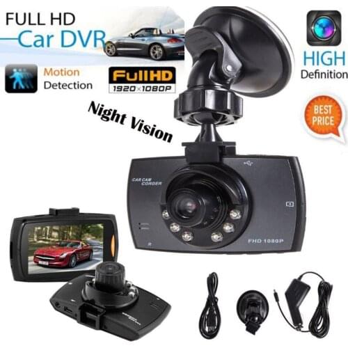 CATUO Recorder Video Car Camera G30 2.4" Full Dash Cam 120 Degree Wide Angle Motion Detection Night G-Sensor