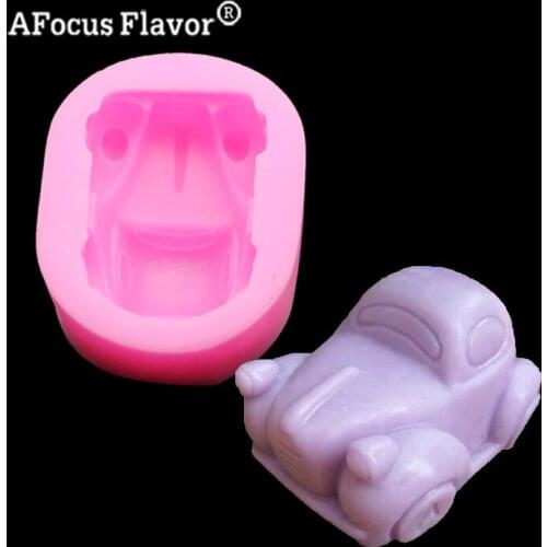 1 Pc Classic Cars Silicone Molds Fondant Chocolate Cake Baking Kitchen Decoration Food Styling Accessories Handmade Soap Making