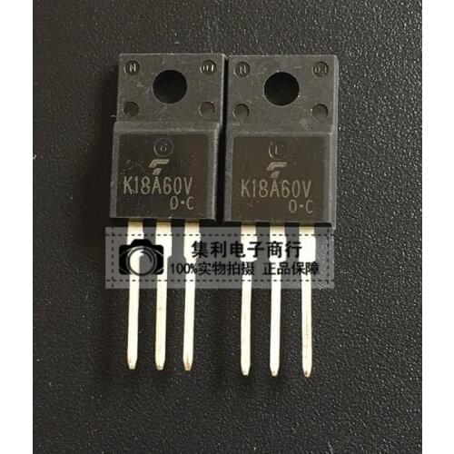 10pcs/lot TK18A60V K18A60V TO-220F