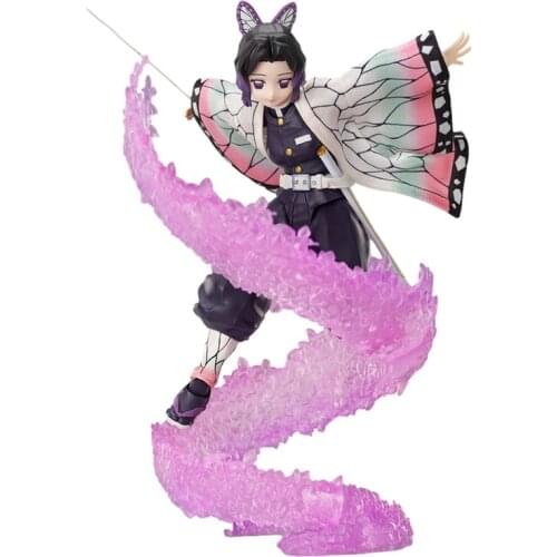 Pre-Sale Demon Slayer Anime Kochou Shinobu Action Figure PVC Model Ornaments Hand-Made 1/12 14 Cm Collectible Toys Children Gift