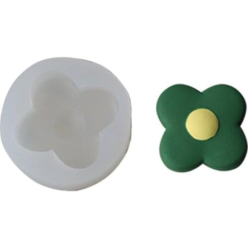 J60E Flower Shape 3D Candle Soap Mould DIY Candle Epoxy Mold Handmade Candles Aroma Wax Soap Molds for Decoration