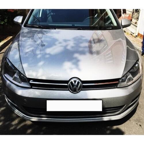 For Volkswagen Golf 6 Golf 7 Front Bumper Chrome Streamer 2010 2011 2012 2013 2014 2015 2016 2017 2018 2019 and Car Accessories