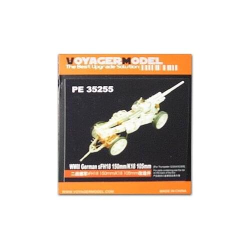 KNL HOBBY Voyager Model PE35255 sFH18 15cm / K18 10.5cm traction type howitzer upgrade metal etching parts